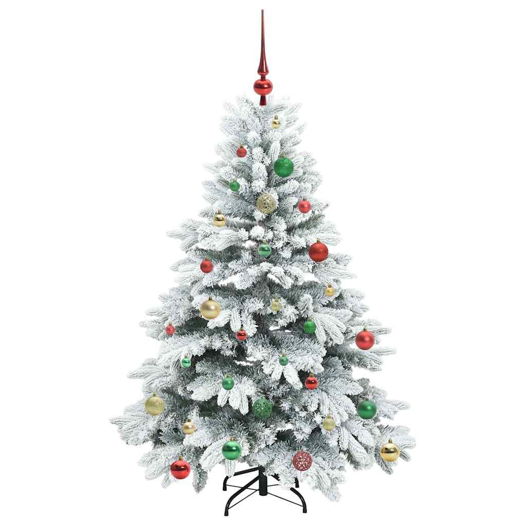 Sapin de Noël artificiel avec 150 LED Blanc 150 cm PE et PVC - XIOS