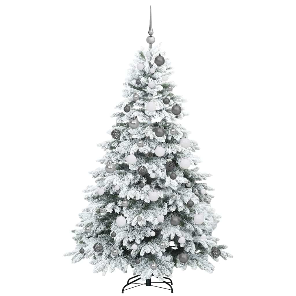 Sapin de Noël artificiel avec 300 LED Blanc 180 cm PE et PVC - XIOS