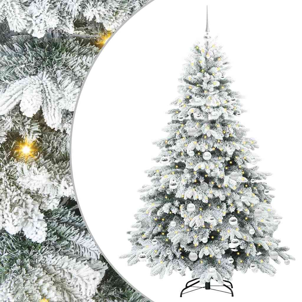 Sapin de Noël artificiel avec 300 LED Vert 180 cm PE et PVC - XIOS