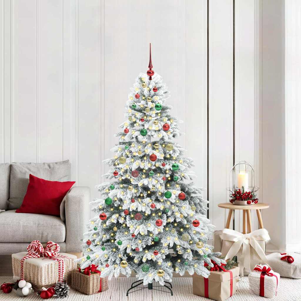 Sapin de Noël artificiel avec 300 LED Vert 180 cm PE et PVC - XIOS