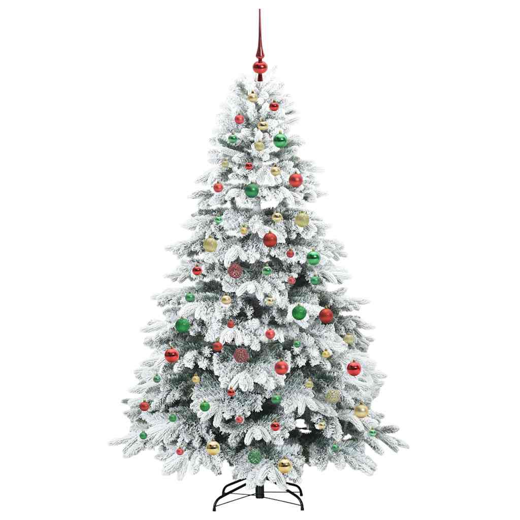 Sapin de Noël artificiel avec 300 LED Vert 180 cm PE et PVC - XIOS