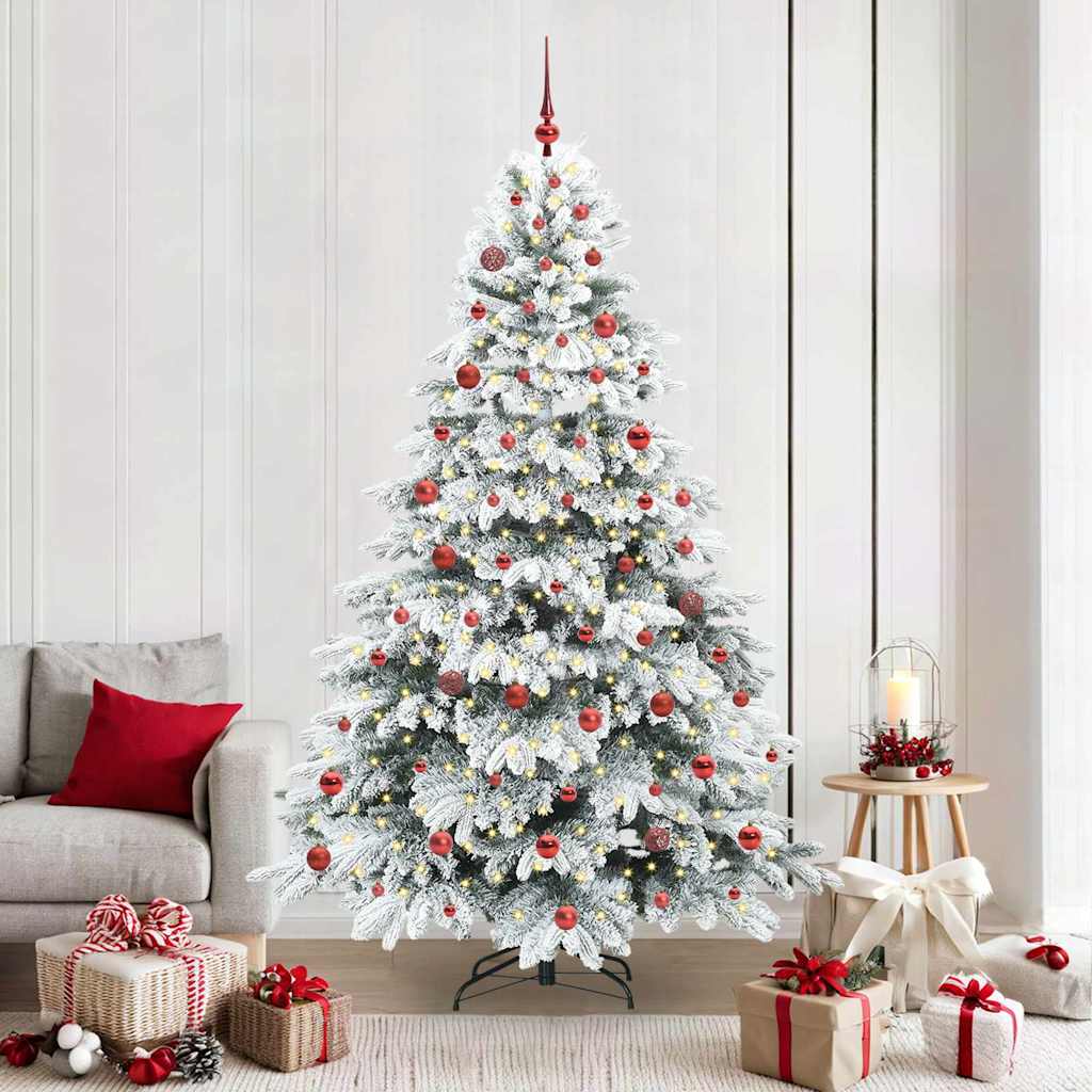 Sapin de Noël artificiel avec 300 LED Vert 210 cm PE et PVC - XIOS