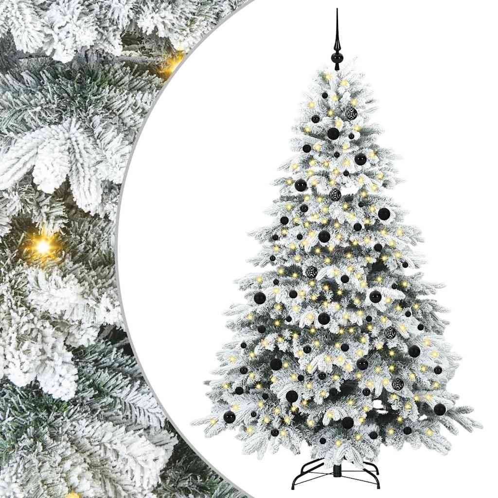 Sapin de Noël artificiel avec 300 LED Vert 210 cm PE et PVC - XIOS
