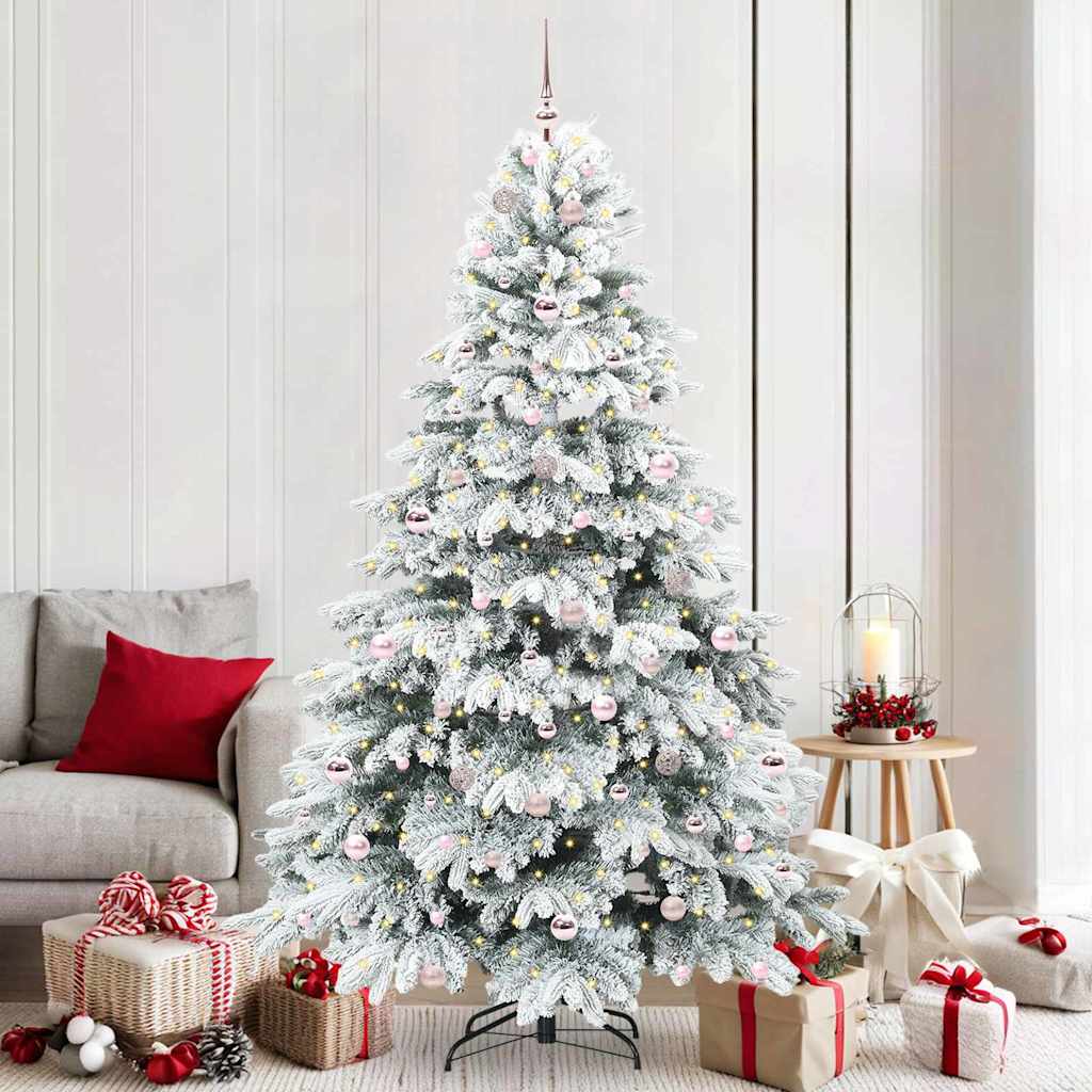 Sapin de Noël artificiel avec 300 LED Vert 210 cm PE et PVC - XIOS