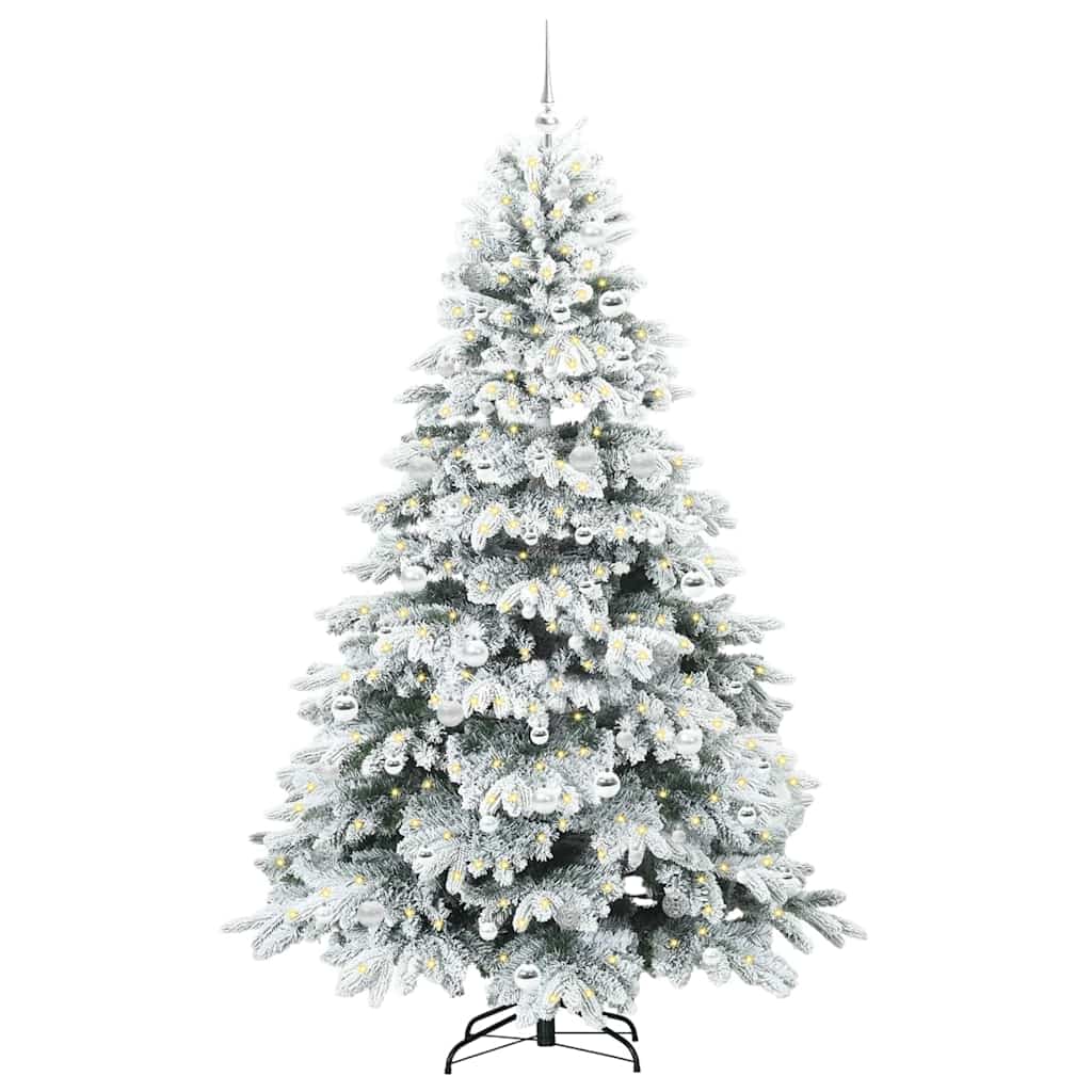Sapin de Noël artificiel avec 300 LED Vert 210 cm PE et PVC - XIOS