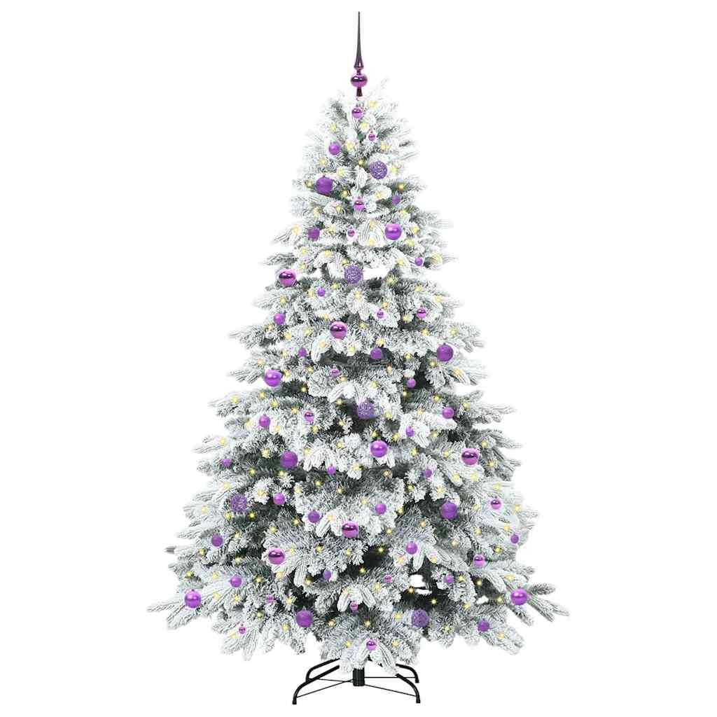 Sapin de Noël artificiel avec 300 LED Vert 210 cm PE et PVC - XIOS