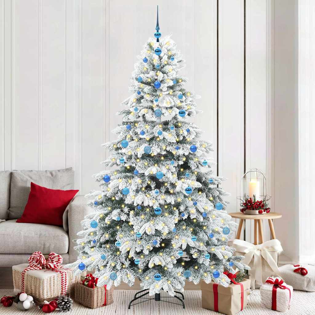 Sapin de Noël artificiel avec 300 LED Vert 210 cm PE et PVC - XIOS