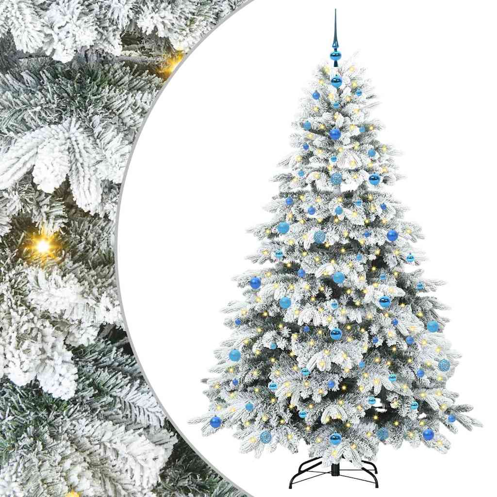 Sapin de Noël artificiel avec 300 LED Vert 210 cm PE et PVC - XIOS