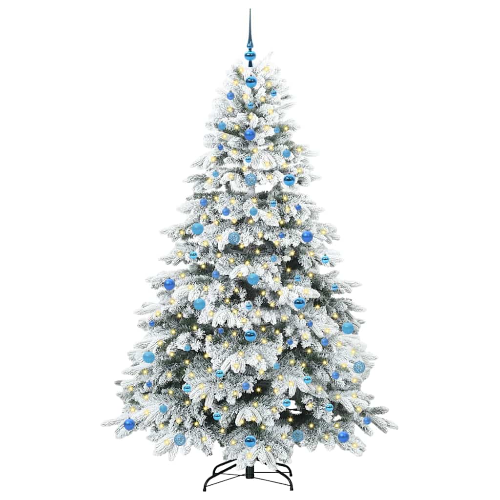 Sapin de Noël artificiel avec 300 LED Vert 210 cm PE et PVC - XIOS