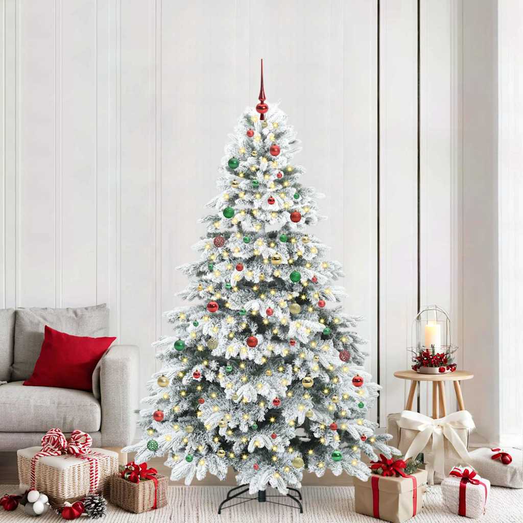 Sapin de Noël artificiel avec 300 LED Vert 210 cm PE et PVC - XIOS
