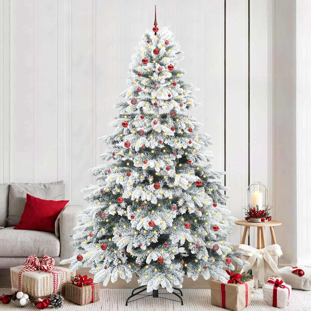 Sapin de Noël artificiel avec 300 LED Vert 240 cm PE et PVC - XIOS