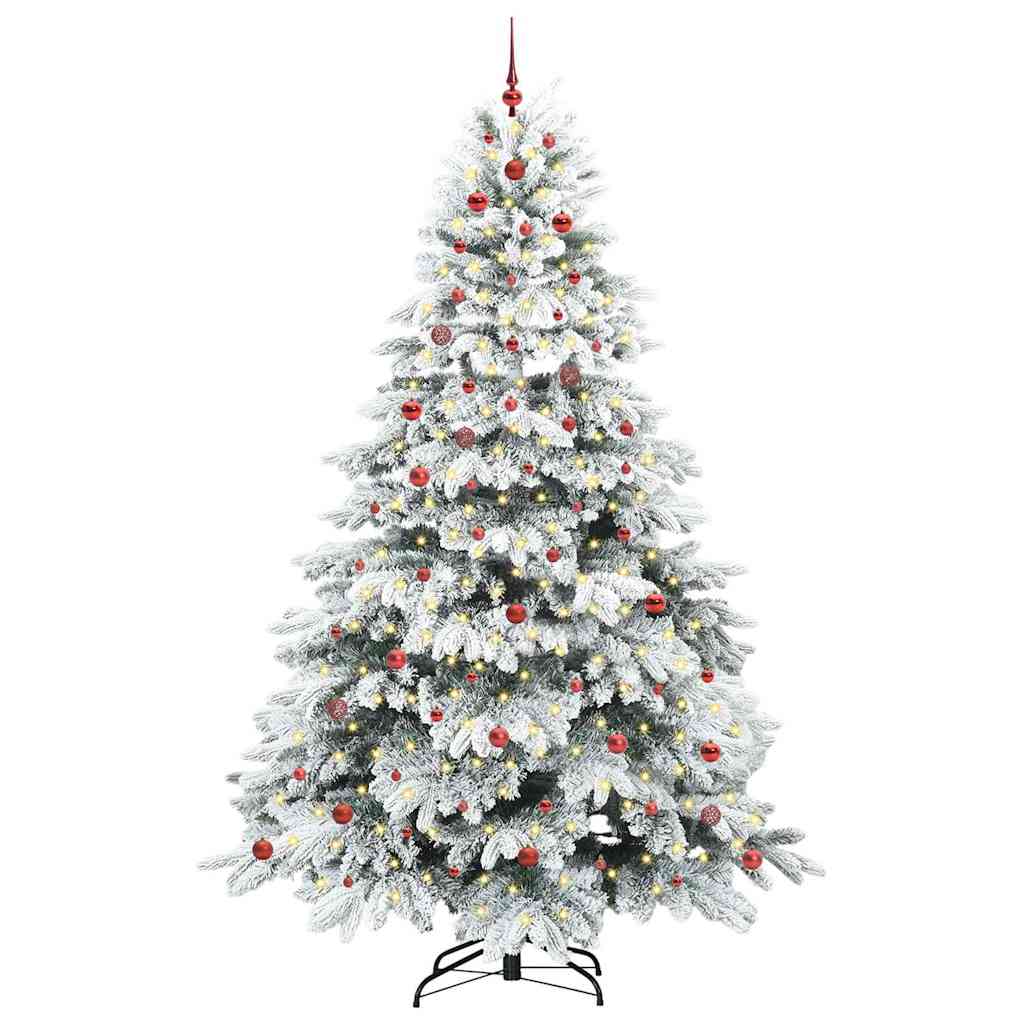 Sapin de Noël artificiel avec 300 LED Vert 240 cm PE et PVC - XIOS