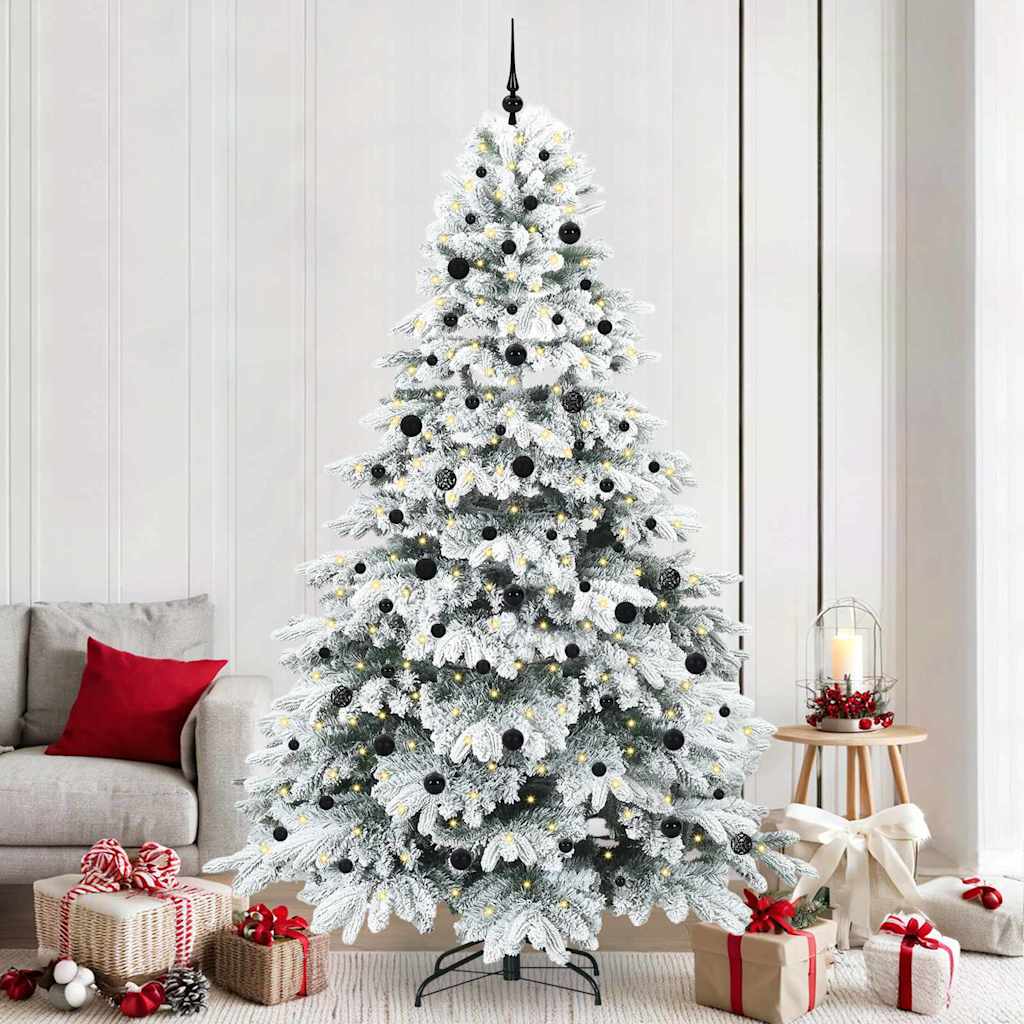 Sapin de Noël artificiel avec 300 LED Vert 240 cm PE et PVC - XIOS