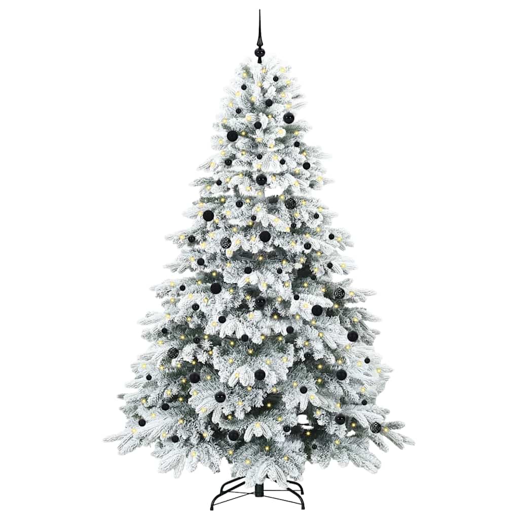 Sapin de Noël artificiel avec 300 LED Vert 240 cm PE et PVC - XIOS