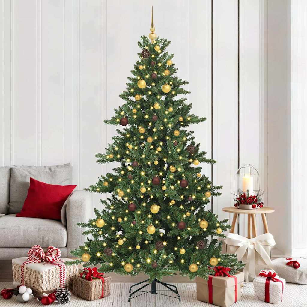 Sapin de Noël Artificiel à Branches Articulées Vert 210 cm