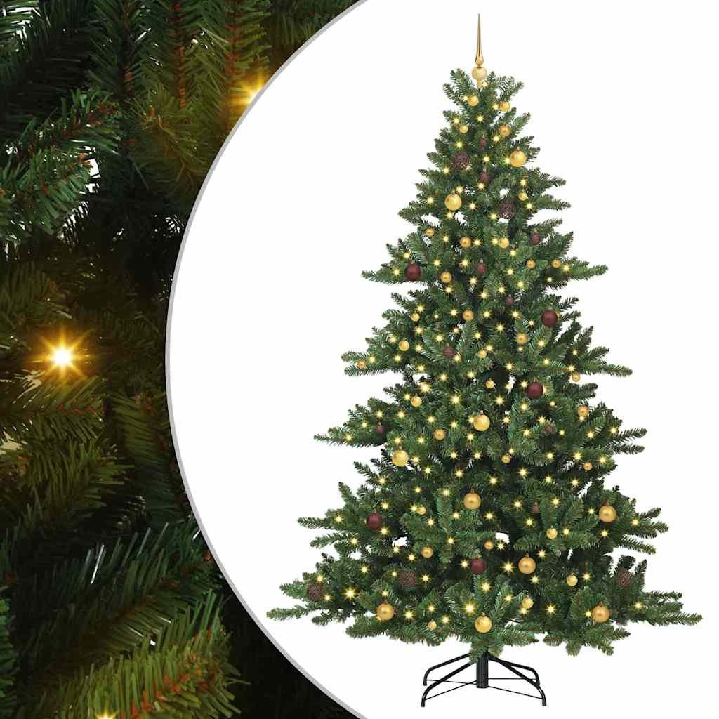 Sapin de Noël Artificiel à Branches Articulées Vert 240 cm