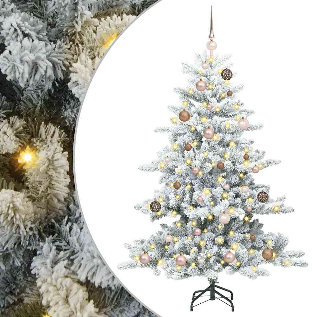 Sapin de Noël Artificiel à Branches Articulées Blanc 150 cm - XIOS