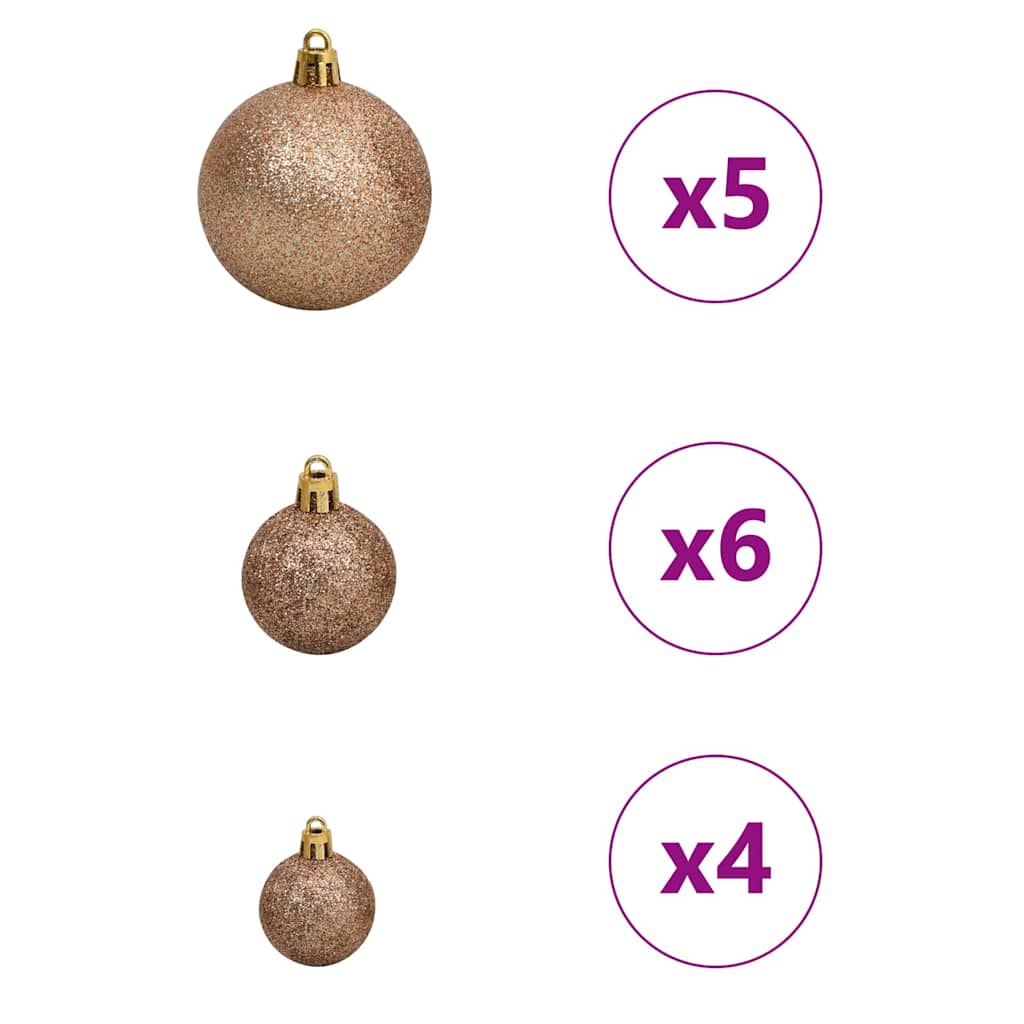 Sapin de Noël artificiel avec 150 LED Vert 120 cm PE et PVC - XIOS
