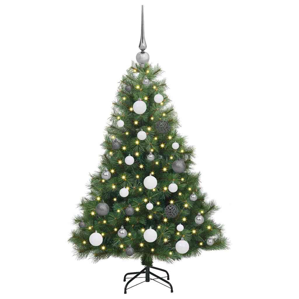 Sapin de Noël artificiel avec 150 LED Vert 120 cm PE et PVC - XIOS