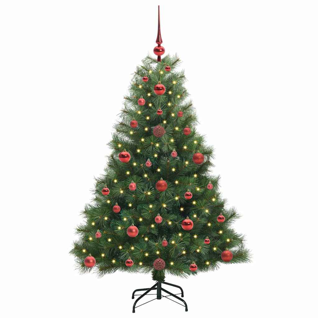 Sapin de Noël artificiel avec 150 LED Vert 120 cm PE et PVC - XIOS