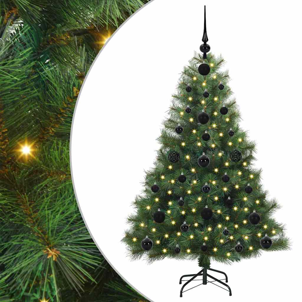 Sapin de Noël artificiel avec 150 LED Vert 120 cm PE et PVC - XIOS