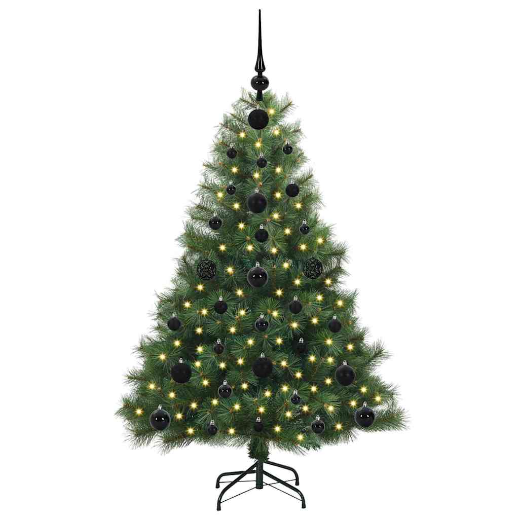 Sapin de Noël artificiel avec 150 LED Vert 120 cm PE et PVC - XIOS