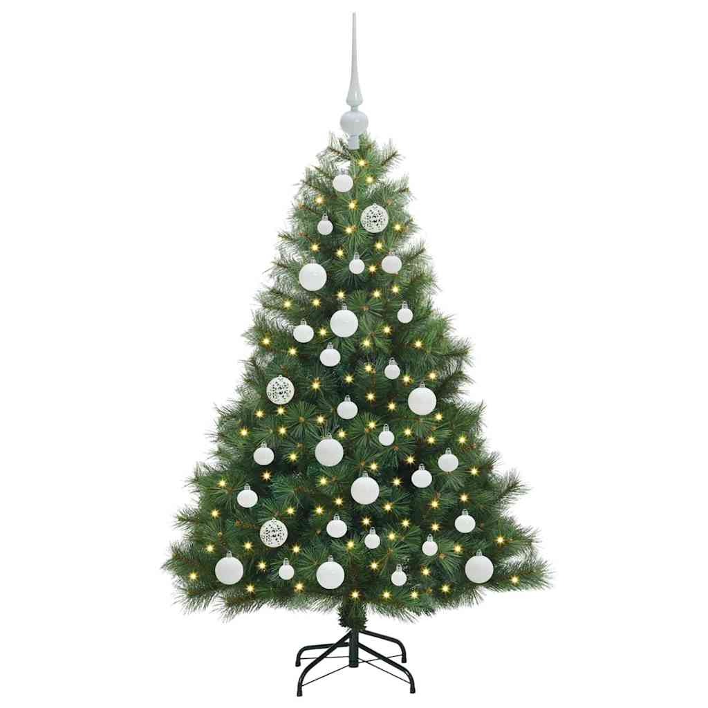Sapin de Noël artificiel avec 150 LED Vert 120 cm PE et PVC - XIOS