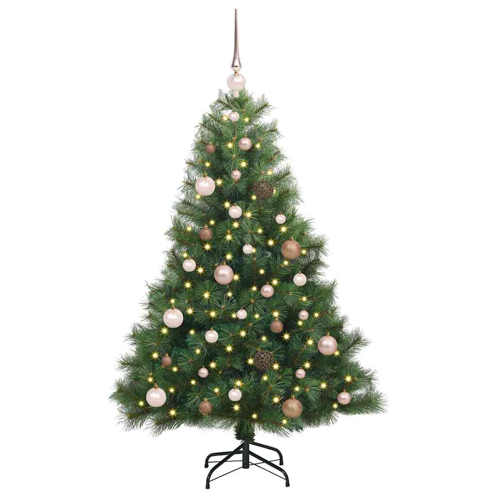 Sapin de Noël artificiel avec 150 LED Vert 150 cm PE et PVC - XIOS