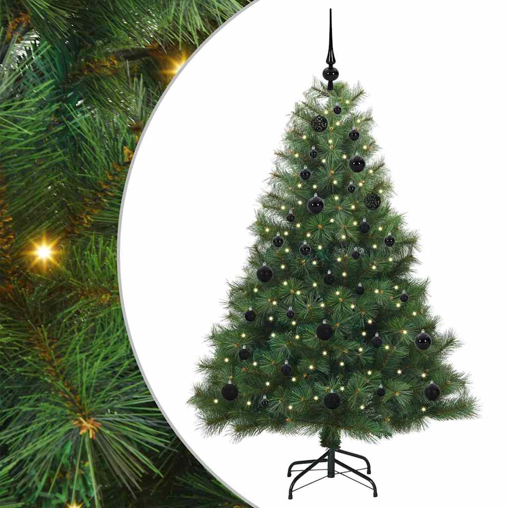 Sapin de Noël artificiel avec 150 LED Vert 150 cm PE et PVC - XIOS