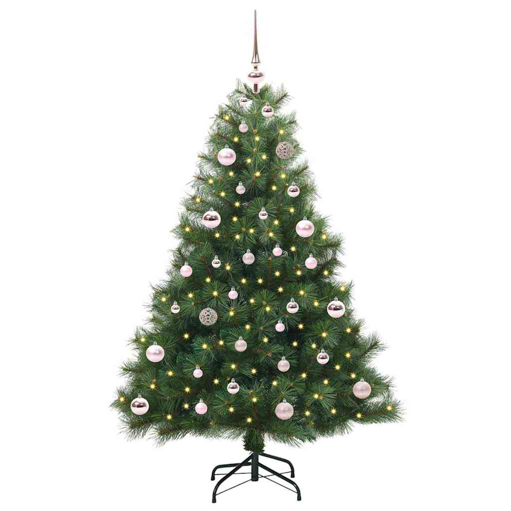 Sapin de Noël artificiel avec 150 LED Vert 150 cm PE et PVC - XIOS