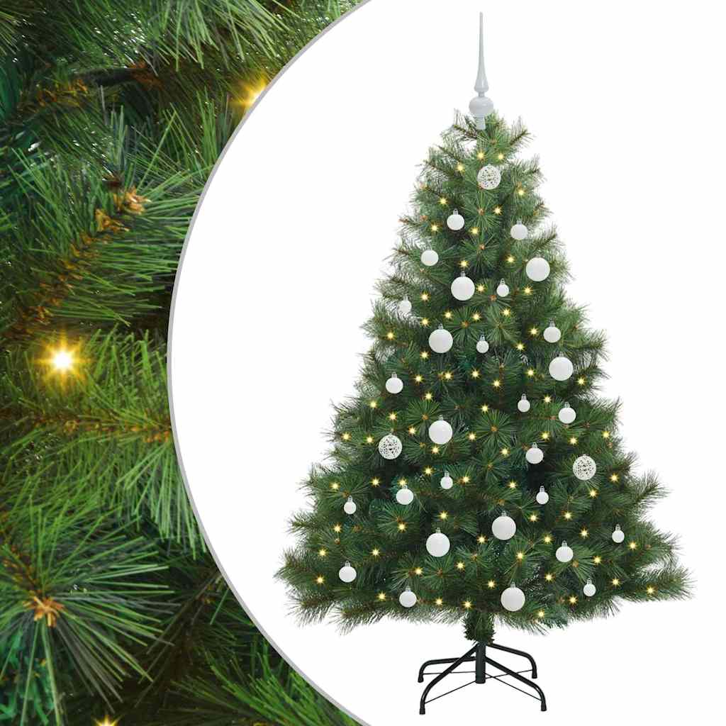 Sapin de Noël artificiel avec 150 LED Vert 150 cm PE et PVC - XIOS