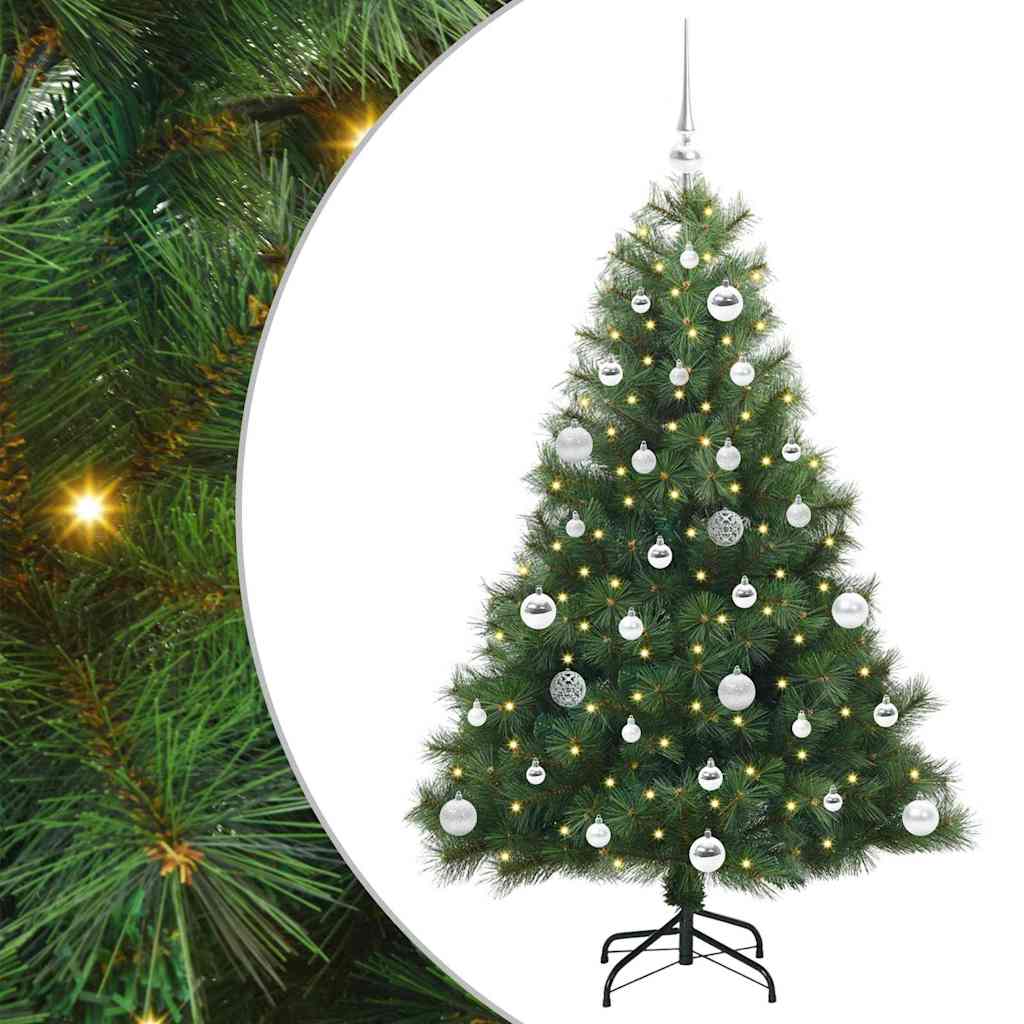 Sapin de Noël artificiel avec 150 LED Vert 150 cm PE et PVC - XIOS