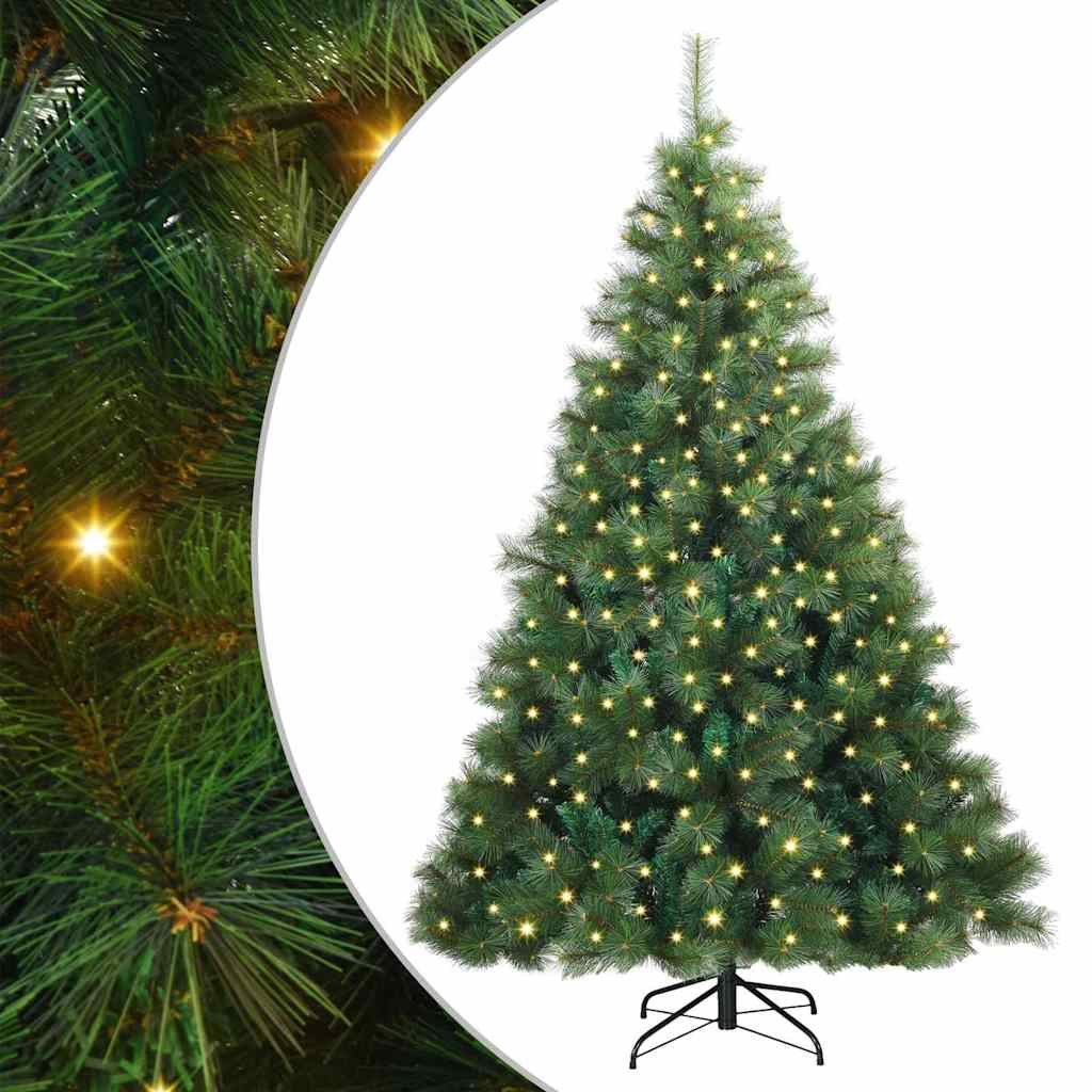 Sapin de Noël artificiel avec 300 LED Vert 180 cm PE et PVC - XIOS