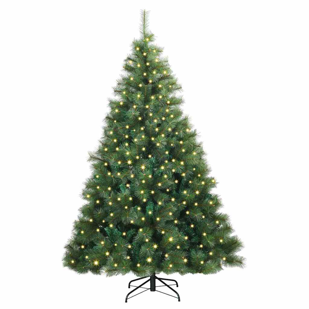 Sapin de Noël artificiel avec 300 LED Vert 180 cm PE et PVC - XIOS