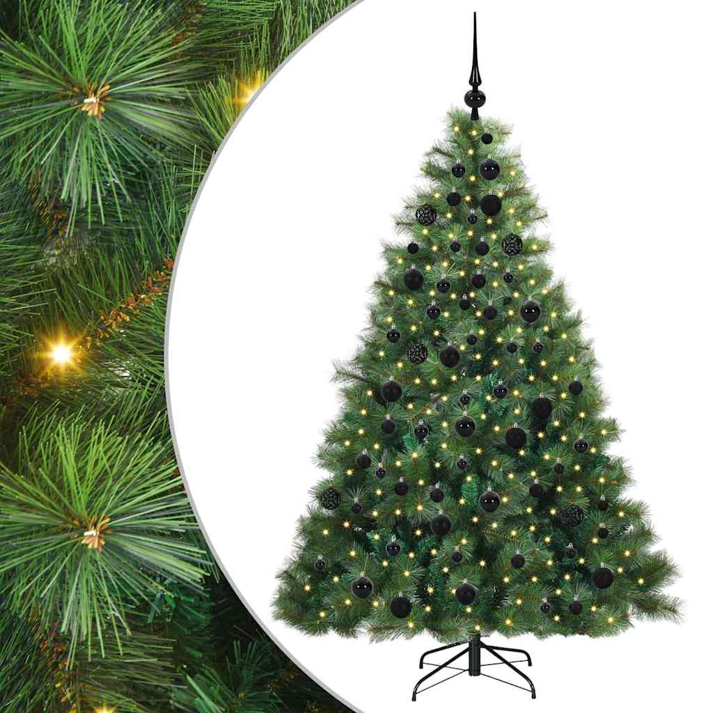 Sapin de Noël artificiel avec 300 LED Vert 180 cm PE et PVC - XIOS