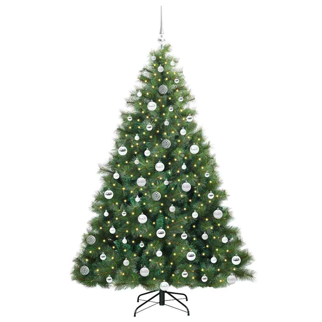 Sapin de Noël artificiel avec 300 LED Vert 180 cm PE et PVC - XIOS
