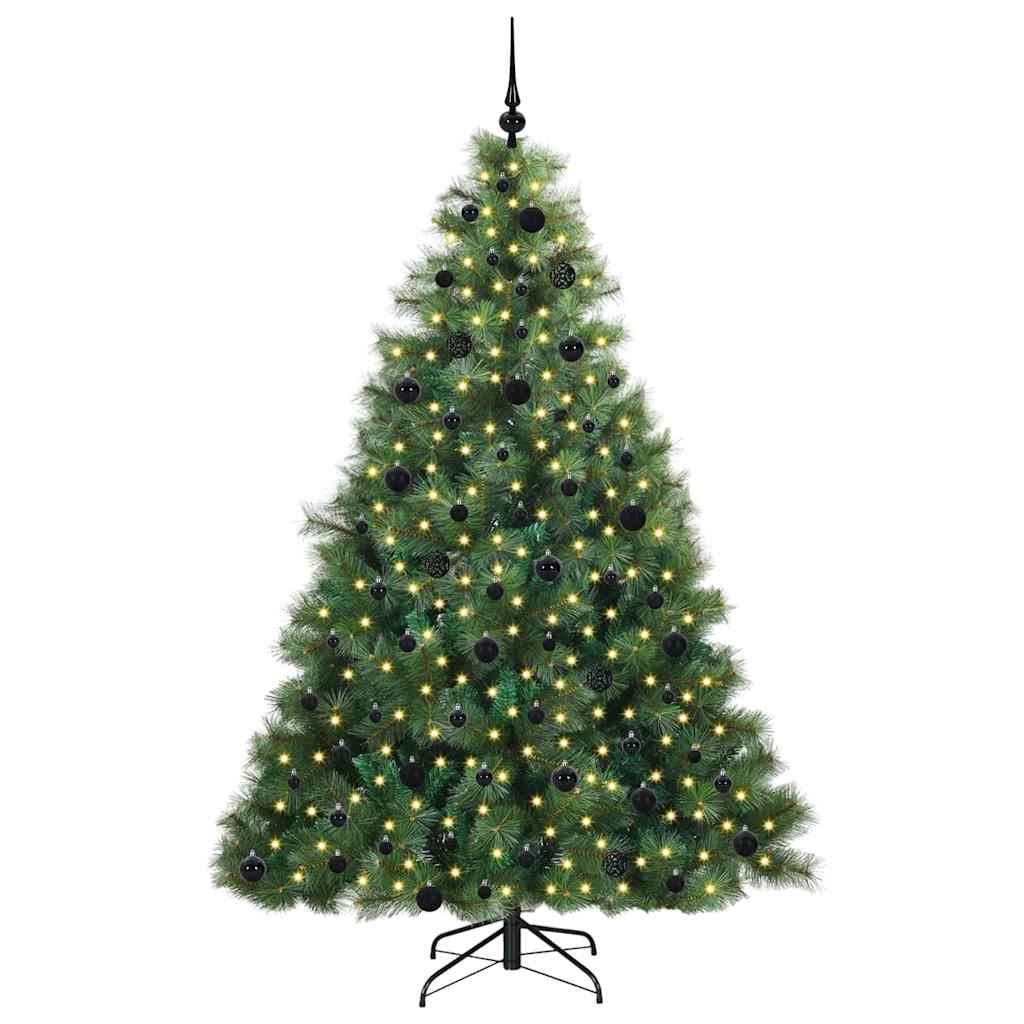 Sapin de Noël artificiel avec 300 LED Vert 210 cm PE et PVC - XIOS