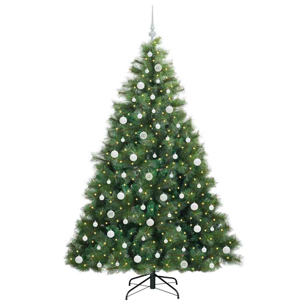 Sapin de Noël artificiel avec 300 LED Vert 210 cm PE et PVC - XIOS