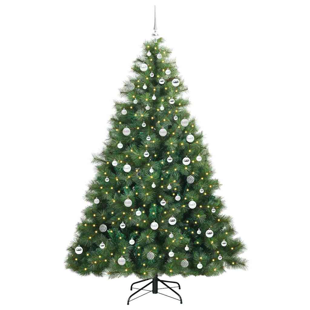Sapin de Noël artificiel avec 300 LED Vert 210 cm PE et PVC - XIOS