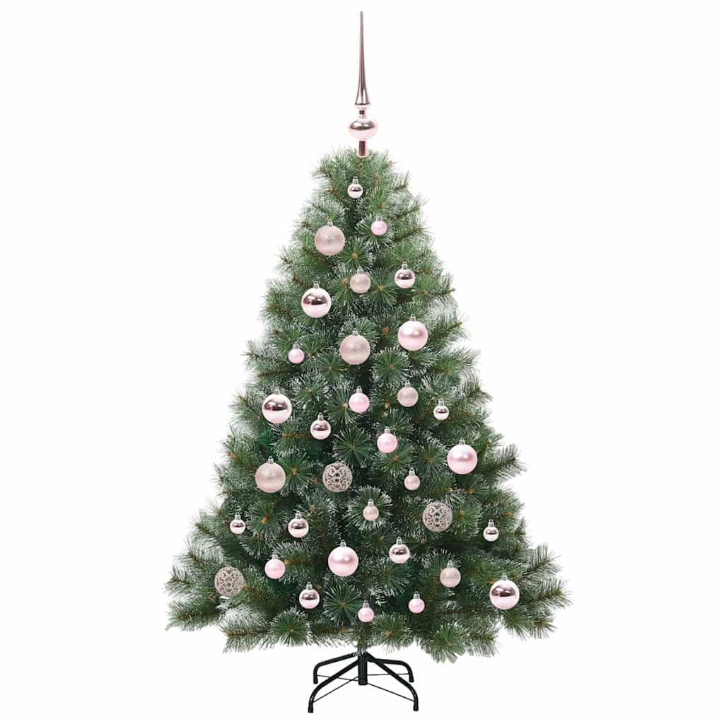 Sapin de Noël artificiel avec 150 LED Vert 120 cm PE et PVC - XIOS
