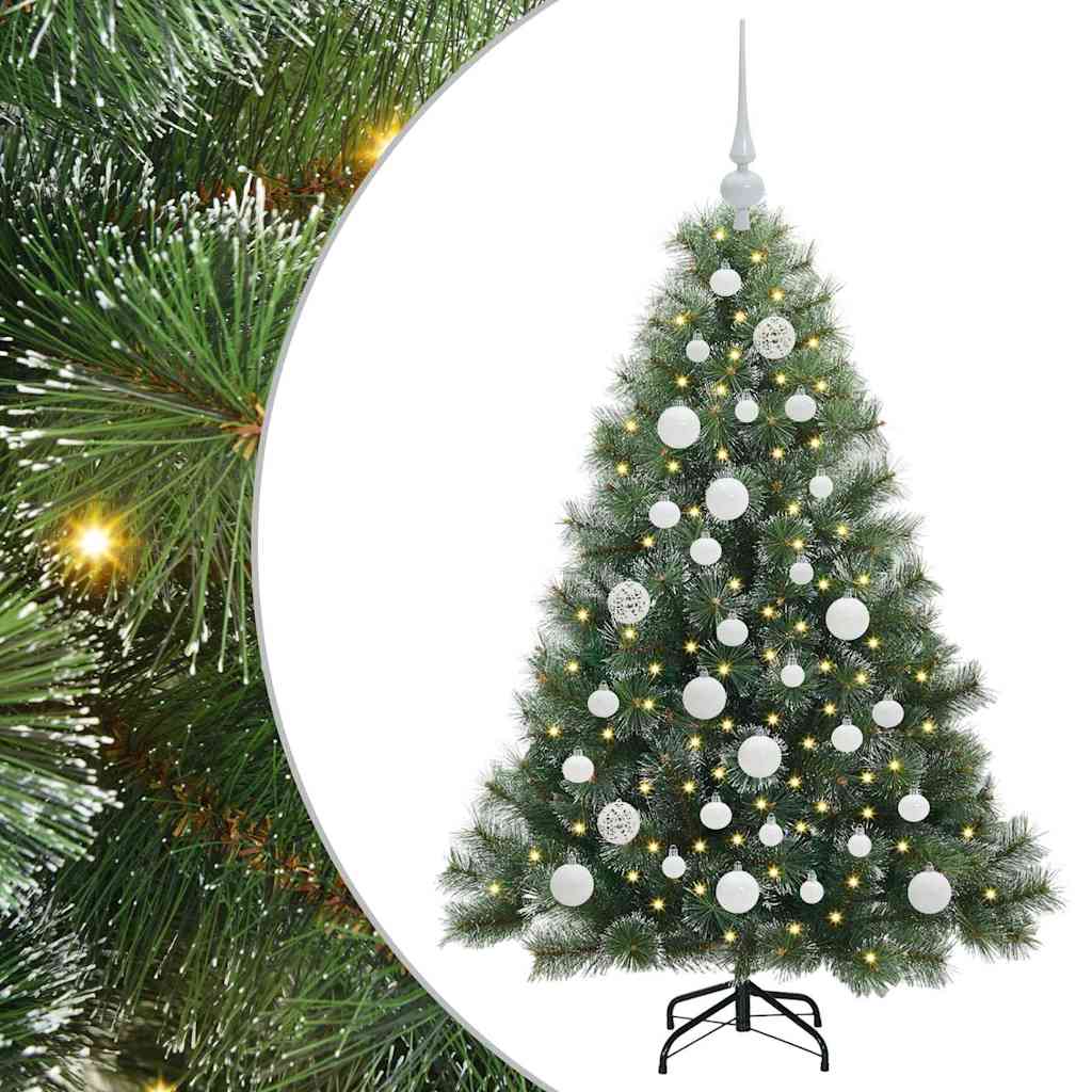 Sapin de Noël artificiel avec 150 LED Vert 120 cm PE et PVC - XIOS