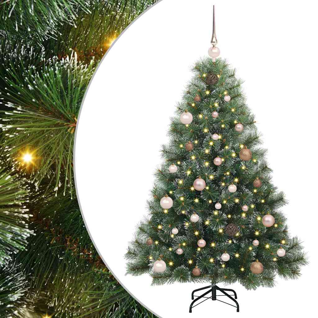 Sapin de Noël artificiel avec 150 LED Vert 150 cm PE et PVC - XIOS