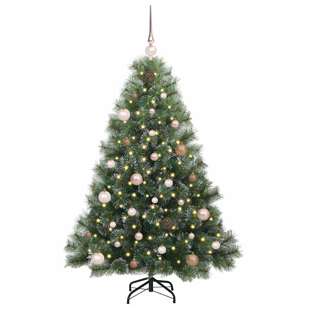Sapin de Noël artificiel avec 150 LED Vert 150 cm PE et PVC - XIOS