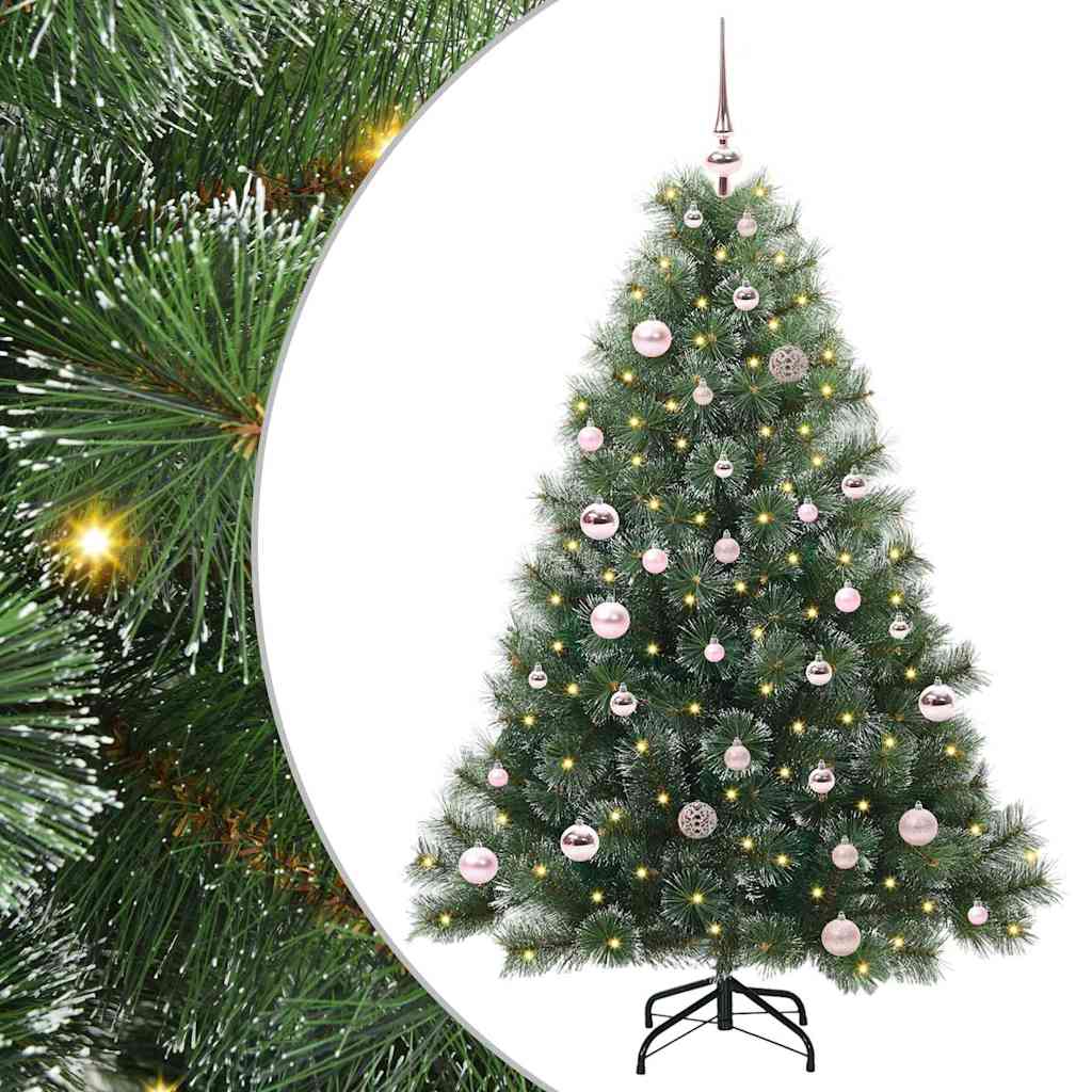 Sapin de Noël artificiel avec 150 LED Vert 150 cm PE et PVC - XIOS