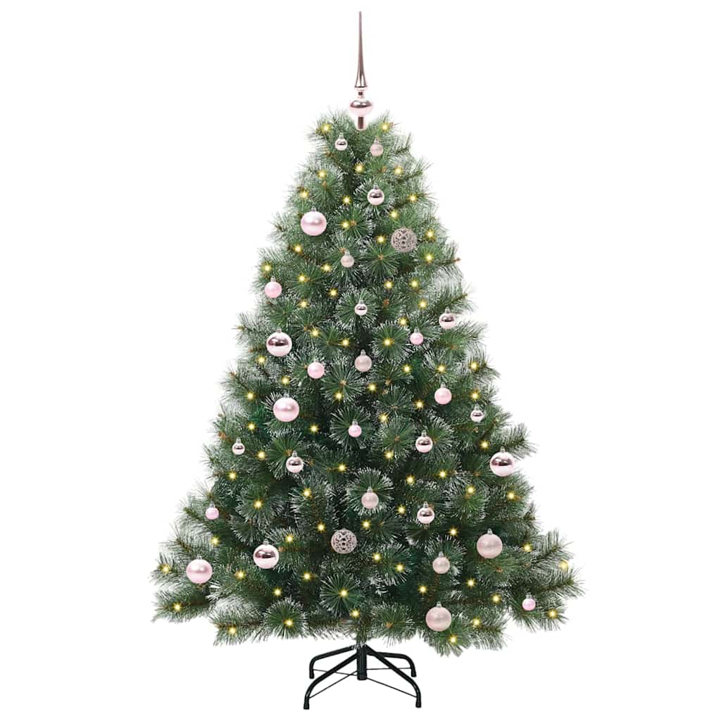 Sapin de Noël artificiel avec 150 LED Vert 150 cm PE et PVC - XIOS