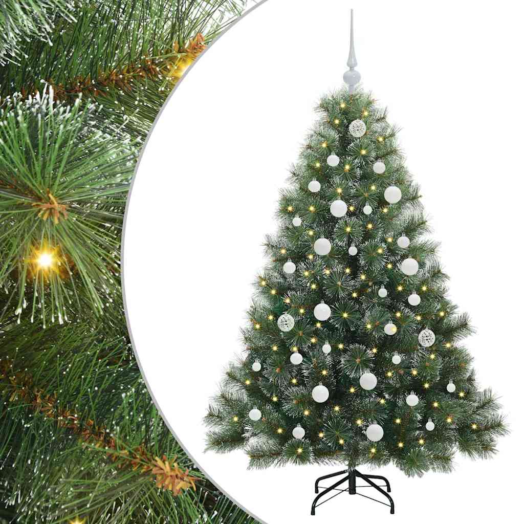 Sapin de Noël artificiel avec 150 LED Vert 150 cm PE et PVC - XIOS
