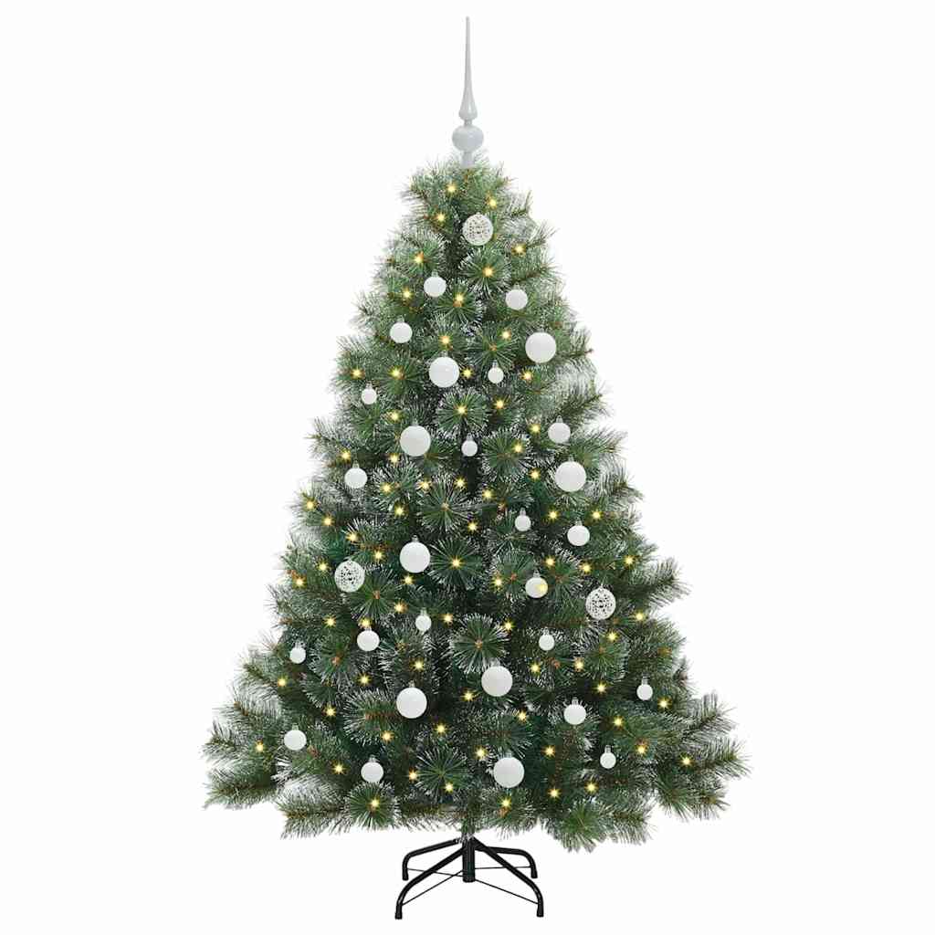 Sapin de Noël artificiel avec 150 LED Vert 150 cm PE et PVC - XIOS