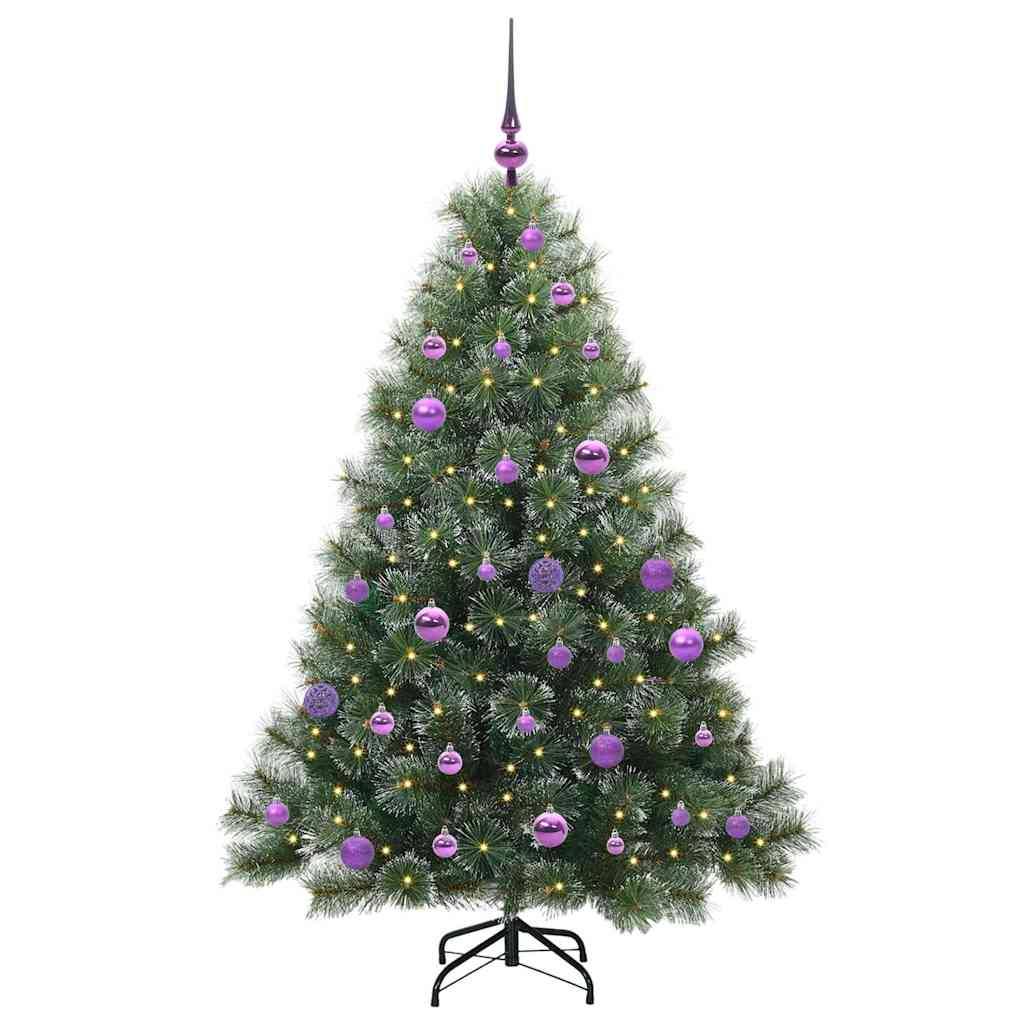 Sapin de Noël artificiel avec 150 LED Vert 150 cm PE et PVC - XIOS