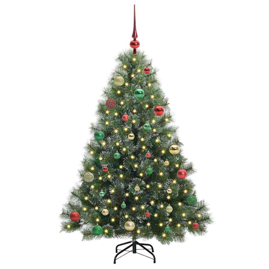 Sapin de Noël artificiel avec 150 LED Vert 150 cm PE et PVC - XIOS