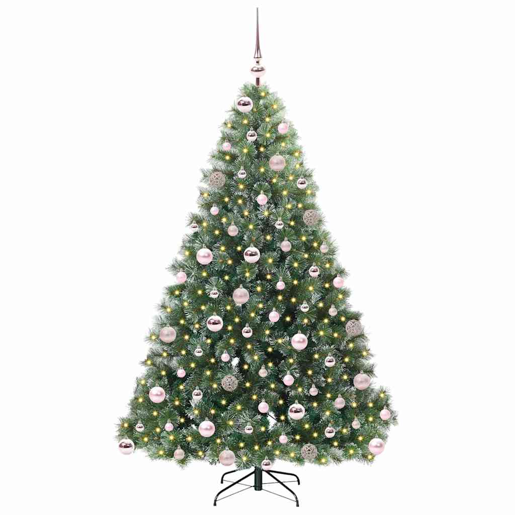 Sapin de Noël artificiel avec 300 LED Vert 180 cm PE et PVC - XIOS